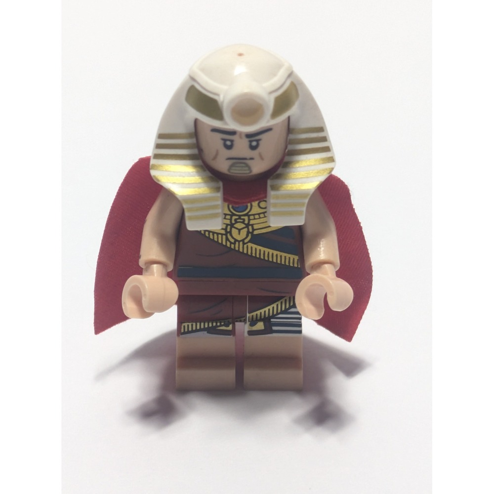 LEGO Batman Movie King Tut Minifigure With Cape Missing Headdress Jewel